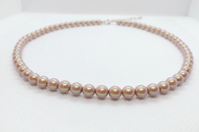 Perlový náhrdelník béžová perleť